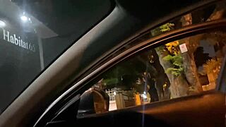 a stranger approached in the car and offered to suck me off for money, i agreed and swallowed it all - blowjob in the car