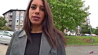 german scout picks up teen 18+ bonnie for spontaneous casting fuck