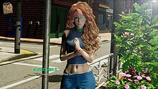 Intriguing 3D anime game with curvy mature characters in sexy outfits.