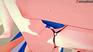 Wow, Parasoul bikini action in Skullgirls fantasy by FantasyKing3! 😍