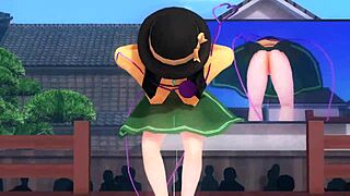 hey, kokoro’s revenge in this mmd animation is wild