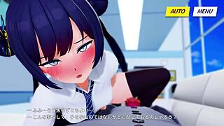 Kisaki Gives Handjob In 3D Hentai Animation