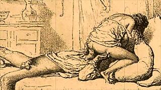 Vintage Retro Erotic Hentai Anime Comic Illustration