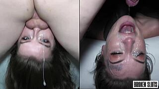 Throated Challenge: They Barely Handle Intense Blowjob and Riding