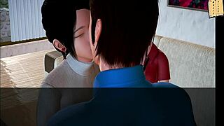 my new family starts a game adventure. episode 208 in 3d.