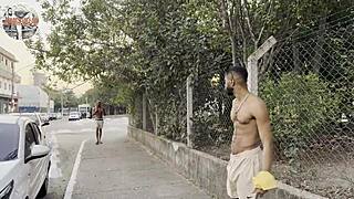 Damn! Sexy Gay Couple’s Outdoor Anal Action!