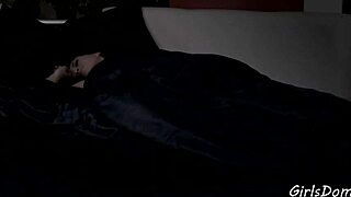 A slim brunette girl gets tied up and fucked hard in this hardcore scene