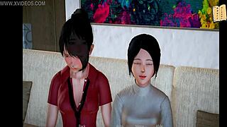 my new family starts a game adventure. episode 208 in 3d.