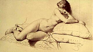 Vintage Retro Erotic Hentai Anime Comic Illustration