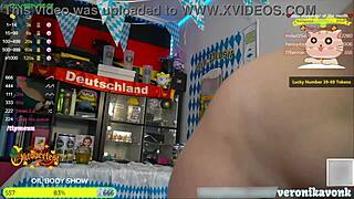 German Girl Flaunts Amazing Curves at Oktoberfest