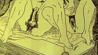 yo, check these vintage erotic drawings, straight outta history!