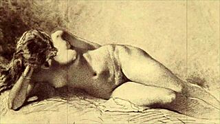 Vintage Retro Erotic Hentai Anime Comic Illustration