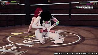 draka ii vs rockie ii in naked fighter 3d, so intense! 🔥