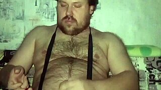 Russian Gay Boldly Masturbates His Monster Cock And Shakes Big Balls