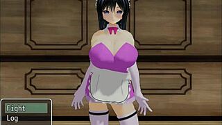 girl b hero shayna in part 19 anime scenes