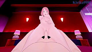 hinata uzumaki and sakura uchiha in intense pov hentai creampie action