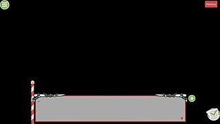 Yo, Claus surprises with femboy cum on Santa elf’s cute face in hentai!