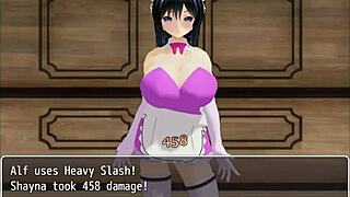 girl b hero shayna in part 19 anime scenes