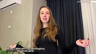 Meeting With Former Classmate for Russian Goddess Humiliation