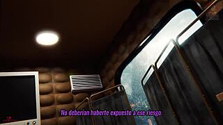 Harley Quinn dominates sub in cowgirl femdom hentai