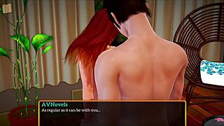 redhead bent over for doggystyle with monster cock