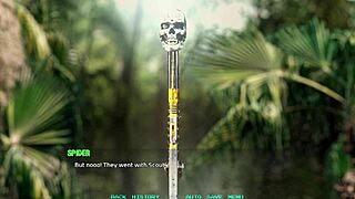 Babe in 3D cartoon loves doggystyle with alien in Name88s Triangle 16.