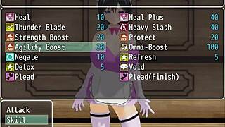 girl b hero shayna in part 19 anime scenes