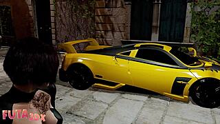 Big Tittied Brunette Futa Spies On Blonde And Fucks Her Hard