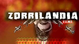 Cute Girl Tied Up In BDSM Bondage With Incubus