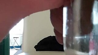 bottle in ass, does it feel good?