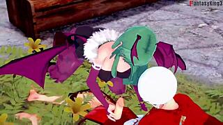 i watch morrigan fucking hard in halloween sheer fantasy on fantasyking3