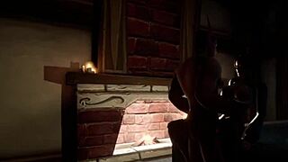 Bath Time Fun in Warcraft Parody with Deepthroat Action, Wanna Join?!