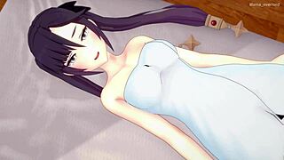 Just watching Mona strip off her towel in her room to get wild.