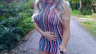 my naked walks flashing tits in the suburbs part 2