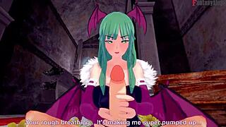 i watch morrigan fucking hard in halloween sheer fantasy on fantasyking3
