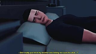 Virtual ride with an Asian virgin turns wild. Blowjob and deepthroat action heats up!