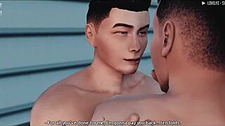 Virtual ride with an Asian virgin turns wild. Blowjob and deepthroat action heats up!