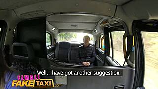 Sexy Tattooed Driver Gets Facial In Taxi