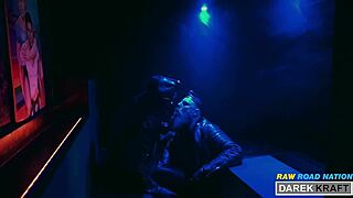 Extreme German Leather Gay Group Bareback Blowjob Fetish with Macho Europeans