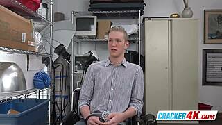 Blonde Guy Sucks Director's Big Chocolate Bar