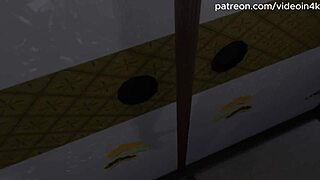 damn, ai-upscaled eight shaku-sama strange tale encounter in wild 3d anime!