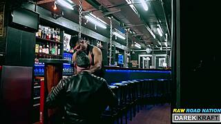 Extreme German Leather Gay Group Bareback Blowjob Fetish with Macho Europeans