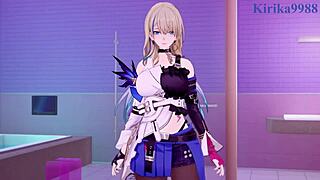 Specific Serval Landau and Kafka Engage in Intense Sex - Honkai Star Rail Hentai