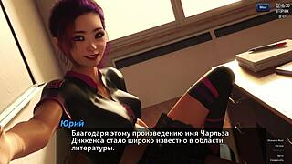 Cute Asian Babe Plays Photo Hunt Game with Big Cock Tease