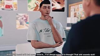 Virtual ride with an Asian virgin turns wild. Blowjob and deepthroat action heats up!