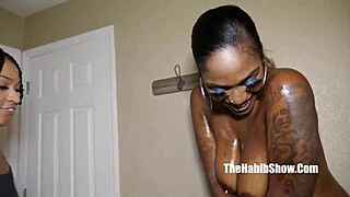 Sexy Slim Thick Chi Chi Gets Fucked by Blu Magic and Suga Slim in Threesome