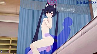 Yozakura Kirara And Kuromi Serika Intense Sex In Blue Archive Hentai