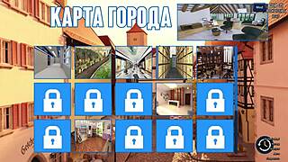 Cute Asian Babe Plays Photo Hunt Game with Big Cock Tease