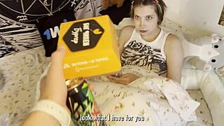 Anal for Burger? Cute American Takes It Deep in Her Big Ass!