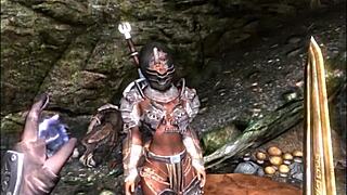 Redhead Lesbian Licks Pussy In Fantasy Scene